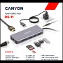 CANYON hub DS-11 9in1 USB-C Space Grey