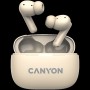 CANYON headset OnGo TWS-10 ANC+ENC Beige