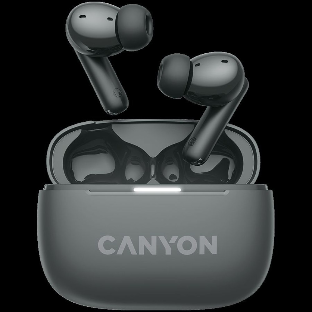 CANYON headset OnGo TWS-10 ANC+ENC Grey