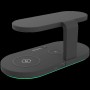 CANYON wireless charger WS-501 15W 5in1 UV Black