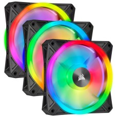 Corsair QL Series, QL120 RGB, 120mm RGB LED Fan, Triple Pack with Lighting Node CORE, EAN:0840006611684