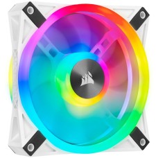 Corsair QL Series, WHITE QL120 RGB, 120mm RGB LED Fan, Single Pack, EAN:0840006619499