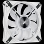 Corsair QL Series, WHITE QL140 RGB, 140mm RGB LED Fan, Dual Pack with Lighting Node CORE, EAN:0840006619529