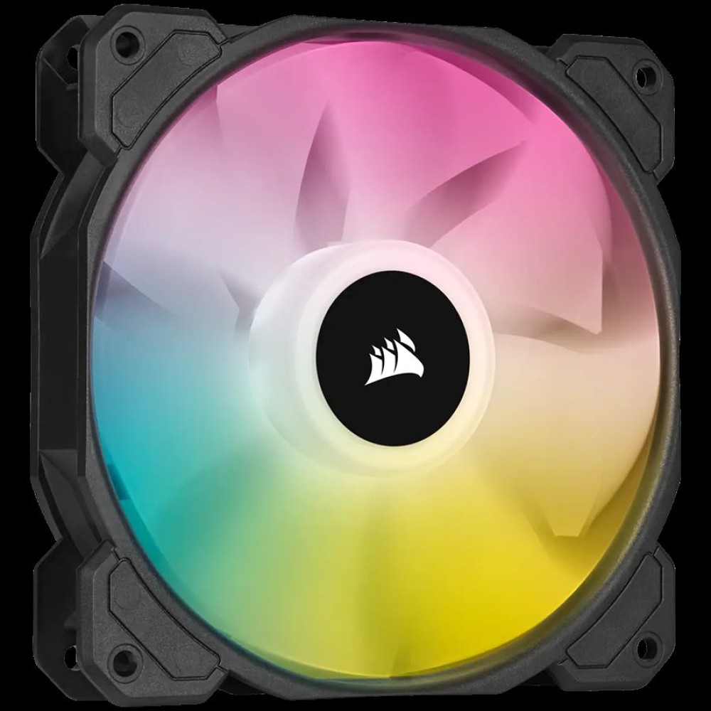 Corsair SP Series, SP120 RGB ELITE, 120mm RGB LED Fan with AirGuide, Single Pack, EAN:0840006636649