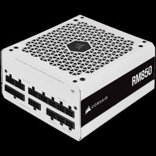 Corsair RM Series (2021), White, RM850, 850 Watt, 80 PLUS GOLD Certified, Fully Modular Power Supply, EU Version