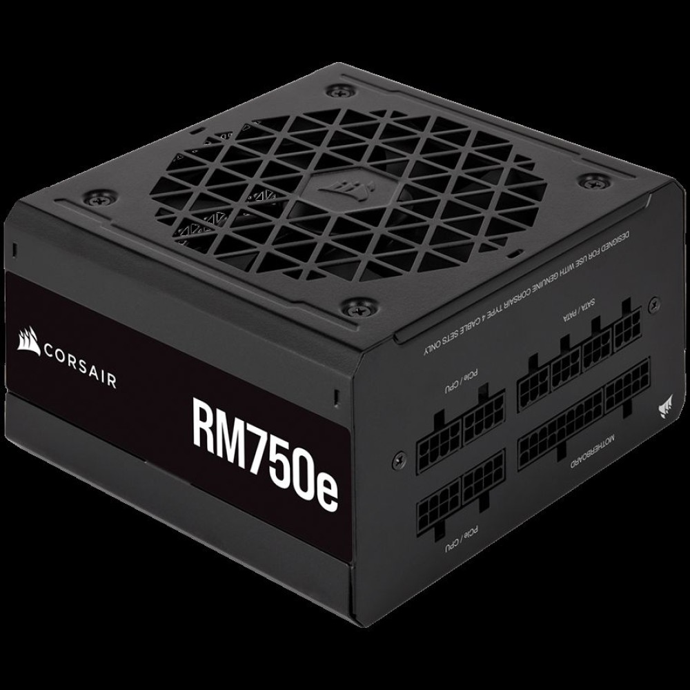 Corsair PSU 750W RM750e 80 PLUS GOLD Fully-Modular 120mm ventilátor