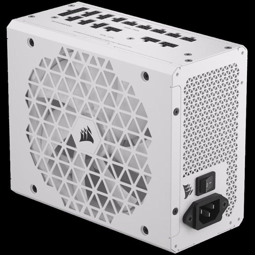 Corsair RMx Shift White Series, RM1000x Shift White, 1000 Watt, 80 PLUS GOLD, Fully Modular Power Supply