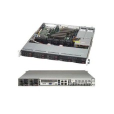 Supermicro Server Chassis CSE-113MFAC2-R804CB, 1U, MB ATX 12x10, 8x2.5 Hot-swap SAS3/SAS2/SATA Hybrid backplane, 2xNVMe support, 1xSlim DVD Optional, 1xFF slots, 1+1 800W RPS, 4xFan, Rails, Black