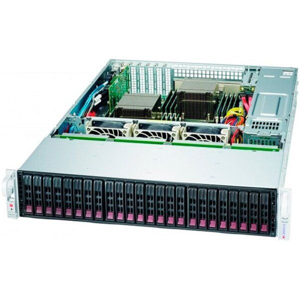 Supermicro server chassis CSE-216BE2C-R920LPB, 2U, 24 x 2.5