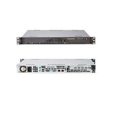 Supermicro Server Chassis CSE-512L-200B, 1U, MB ATX max size 12x9.6, 2x3.5 Internal Drive Bays, 1xFH slots, 200W PS, 1xFan, Black