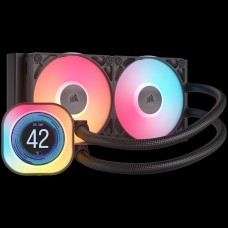 CORSAIR iCUE LINK TITAN 240 RX LCD AIO, 240mm Radiator, Liquid CPU Cooler