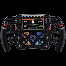 Wheel FX Pro FX Steering Wheel with Color Screen Full Carbon Fiber l Six PaddlesSIMAGIC QR50 Included