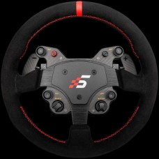 GT1 Round Steering Wheel | Shifter Paddles | AlcantaraSIMAGIC QR70 Included
