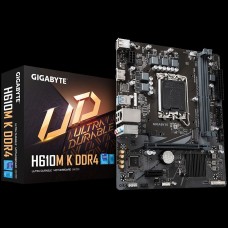 Материнская плата GIGABYTE H610 LGA1700 2 x DDR4 DIMM 1 x M.2 2 x SATA HDMI mATX