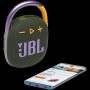 JBL Clip 4 - Portable Bluetooth Speaker with Carabiner - Green