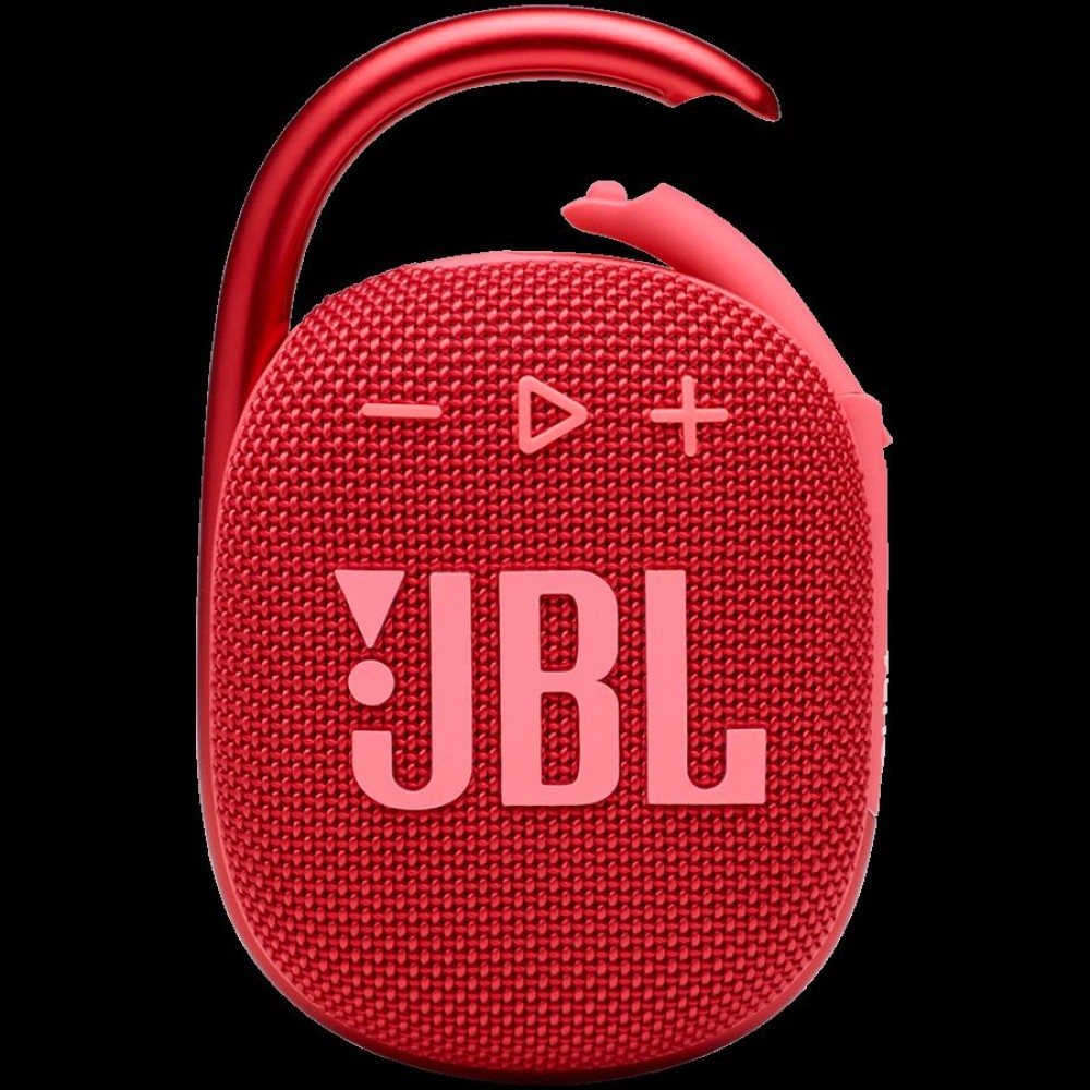 JBL Clip 4 - Portable Bluetooth Speaker with Carabiner - Red