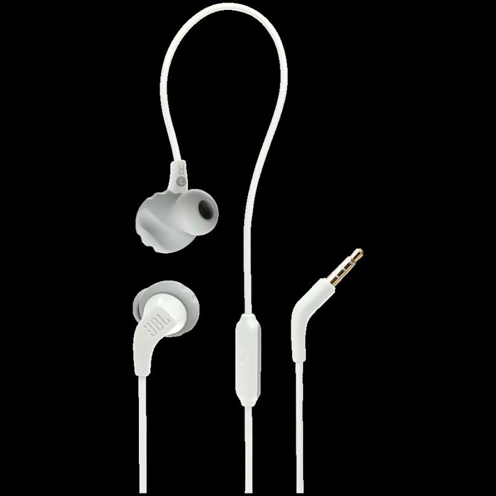 JBL Endurance Run 2 - Wired In-Ear Sport Headset - White