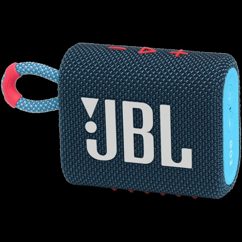 JBL Go 3 - Portable Bluetooth Speaker - Blue-Pink