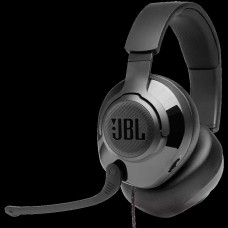 JBL Quantum 200 - Wired Over-Ear Gaming Headset with Flip-up Mic - Black