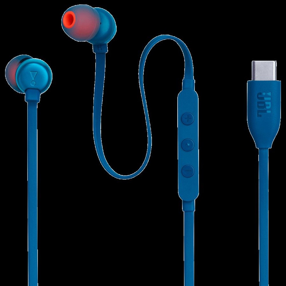 JBL Tune 310C - Wired TypeC Headset - Blue