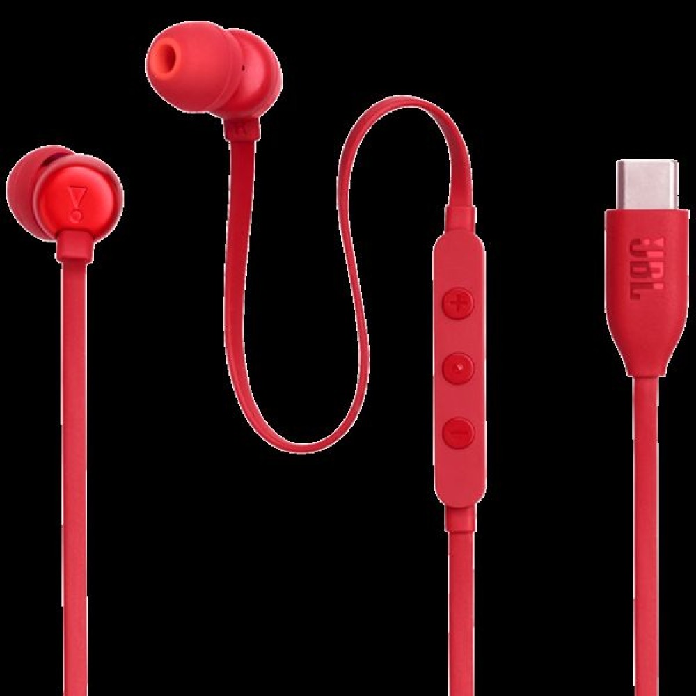 JBL Tune 310C - Wired TypeC Headset - Red