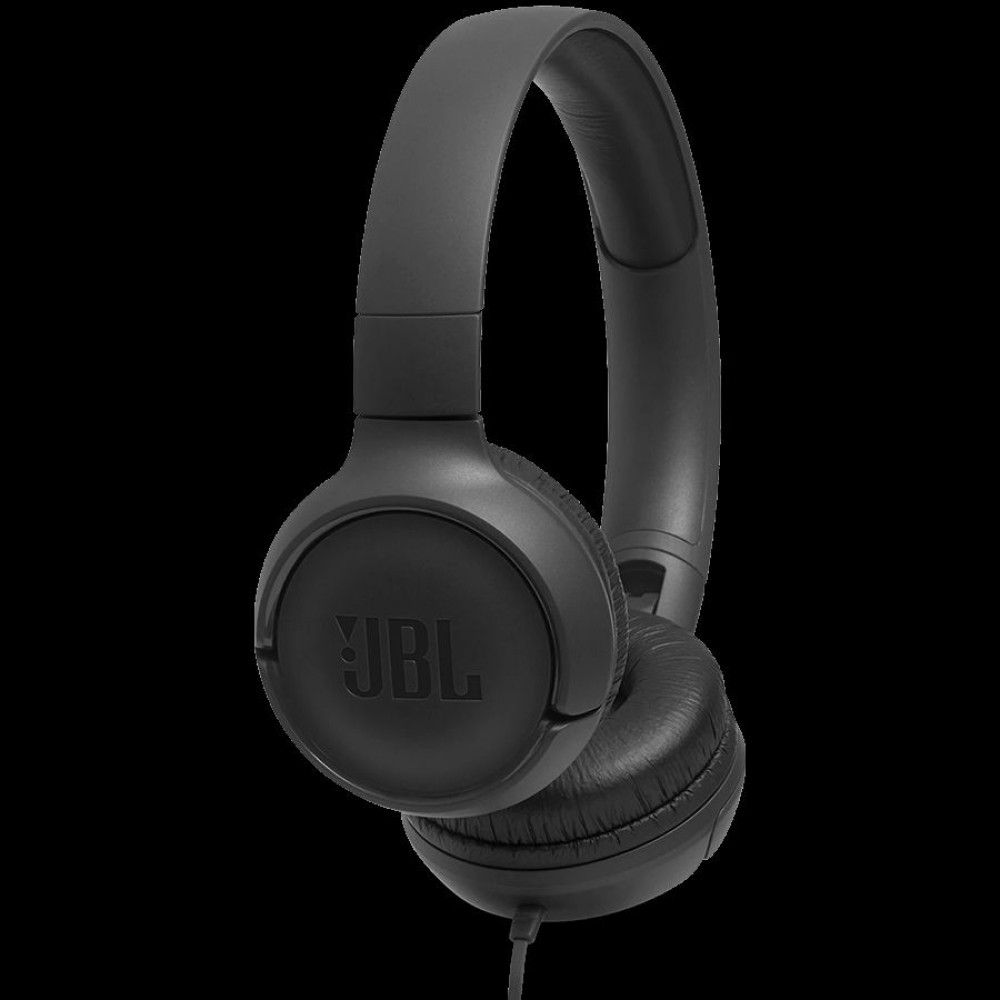 JBL Tune 500 - Wired On-Ear Headset - Black