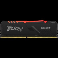 Kingston 16GB 2666MT/s DDR4 CL16 DIMM FURY Beast RGB, EAN: 740617319606