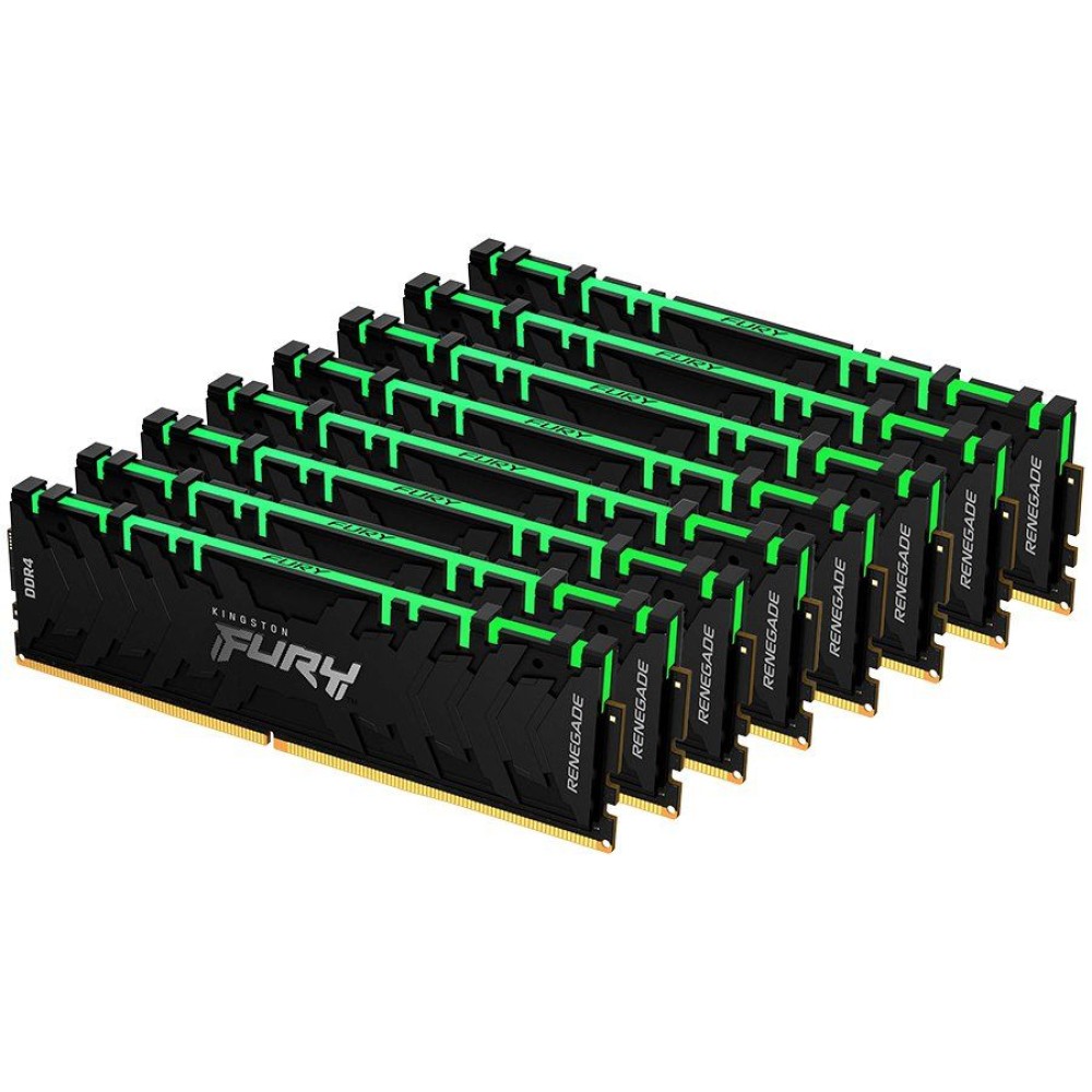 Kingston 256GB 3200MT/s DDR4 CL16 DIMM (Kit of 8) FURY Renegade RGB, EAN: 740617321746