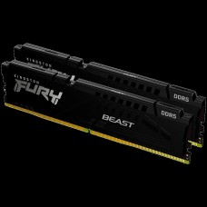 Kingston 16GB 4800MT/s DDR5 CL38 DIMM (Kit of 2) FURY Beast Black PnP, EAN: 740617325973