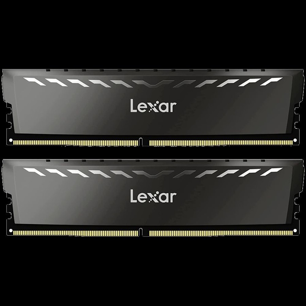 Lexar® 2x8GB THOR DDR4 3600 UDIMM XMP Memory with White heatsink. Dual pack, EAN: 843367129294