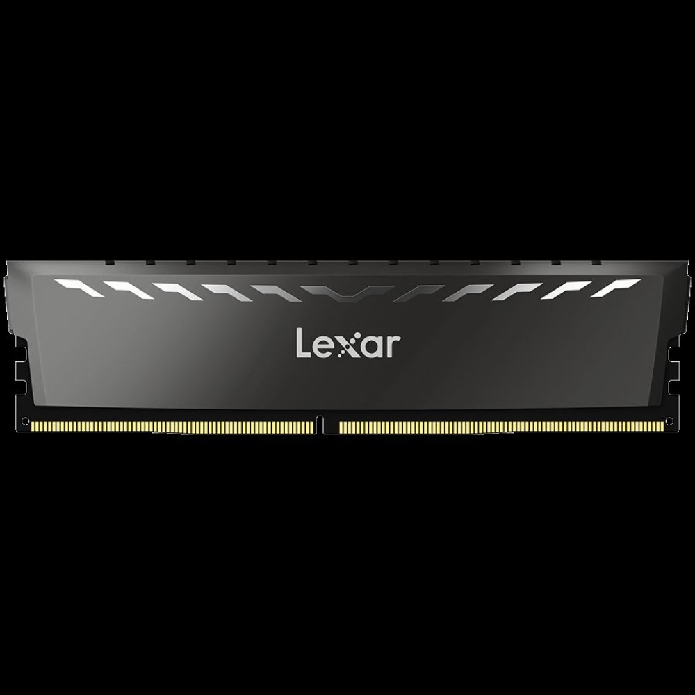 Lexar® 8GB THOR DDR4 3600 UDIMM XMP Memory with white heatsink. Single pack, EAN: 843367130238