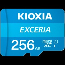 KIOXIA LMEX1L256GG2; 256GB microSD KIOXIA Exceria (M203) UHS I U1 with adapter