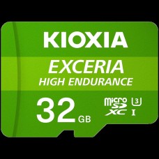 KIOXIA LMHE1G032GG2; 32GB microSD KIOXIA Exceria High Endurance (M303E) UHS I U3 with adapter