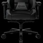 LORGAR Base 311, Gaming chair, PU eco-leather, 1.8 mm metal frame, multiblock mechanism, 4D armrests, 5 Star aluminium base, Class-4 gas lift, 75mm PU casters, Black + grey