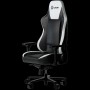 LORGAR Base 311, Gaming chair, PU eco-leather, 1.8 mm metal frame, multiblock mechanism, 4D armrests, 5 Star aluminium base, Class-4 gas lift, 75mm PU casters, Black + white