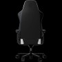 LORGAR Base 311, Gaming chair, PU eco-leather, 1.8 mm metal frame, multiblock mechanism, 4D armrests, 5 Star aluminium base, Class-4 gas lift, 75mm PU casters, Black + white