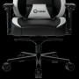 LORGAR Base 311, Gaming chair, PU eco-leather, 1.8 mm metal frame, multiblock mechanism, 4D armrests, 5 Star aluminium base, Class-4 gas lift, 75mm PU casters, Black + white