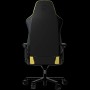 LORGAR Base 311, Gaming chair, PU eco-leather, 1.8 mm metal frame, multiblock mechanism, 4D armrests, 5 Star aluminium base, Class-4 gas lift, 75mm PU casters, Black + yellow