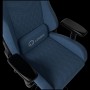 LORGAR Ace 422, Gaming chair, Anti-stain durable fabric, 1.8 mm metal frame, multiblock mechanism, 4D armrests, 5 Star aluminium base, Class-4 gas lift, 75mm PU casters, Blue