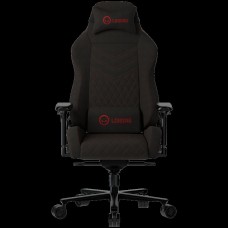 LORGAR Ace 422, Gaming chair, Anti-stain durable fabric, 1.8 mm metal frame, multiblock mechanism, 4D armrests, 5 Star aluminium base, Class-4 gas lift, 75mm PU casters, Black + red