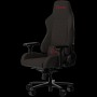 LORGAR Ace 422, Gaming chair, Anti-stain durable fabric, 1.8 mm metal frame, multiblock mechanism, 4D armrests, 5 Star aluminium base, Class-4 gas lift, 75mm PU casters, Black + red