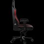 LORGAR Embrace 533, Gaming chair, PU eco-leather, 1.8 mm metal frame, multiblock mechanism, 4D armrests, 5 Star aluminium base, Class-4 gas lift, 75mm PU casters, Black + red