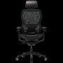 LORGAR Grace 855, Gaming chair, Mesh material, aluminium frame, multiblock mechanism, 3D armrests, 5 Star aluminium base, Class-4 gas lift, 60mm PU casters, Black