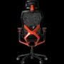 LORGAR Grace 855, Gaming chair, Mesh material, aluminium frame, multiblock mechanism, 3D armrests, 5 Star aluminium base, Class-4 gas lift, 60mm PU casters, Red + black