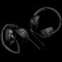 LORGAR Noah 101, Gaming headset with microphone, 3.5mm jack connection, cable length 2m, foldable design, PU leather ear pads, size: 185*195*80mm, 0.245kg, black