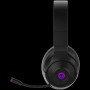 LORGAR Noah 701, gaming headset with microphone, 2.4GHz USB dongle + BT 5.1 Realtek 8763, battery 1000mAh, type-C charging cable 0.8m, audio cable 1.5m, size:195*185*80mm, 0.28kg. Black