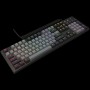 LORGAR Azar 514, Wired mechanical gaming keyboard, RGB backlight, 1680000 colour variations, 18 modes, keys number: 104, 50M clicks, linear dream switches, spring cable up to 3.4m, ABS plastic+metal, magnetic cover, 450*136*39mm, 1.17kg, black, EN+RU layo