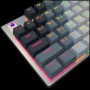 LORGAR Azar 514, Wired mechanical gaming keyboard, RGB backlight, 1680000 colour variations, 18 modes, keys number: 104, 50M clicks, linear dream switches, spring cable up to 3.4m, ABS plastic+metal, magnetic cover, 450*136*39mm, 1.17kg, white, EN+RU layo