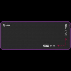 Lorgar Main 319, Gaming mouse pad, High-speed surface, Purple anti-slip rubber base, size: 900mm x 360mm x 3mm, weight 0.6kg