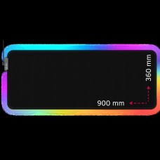 Lorgar Steller 919, Gaming mouse pad, High-speed surface, anti-slip rubber base, RGB backlight, USB connection, Lorgar WP Gameware support, size: 900mm x 360mm x 3mm, weight 0.635kg